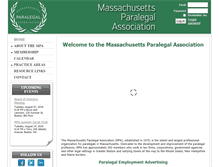 Tablet Screenshot of massparalegal.org